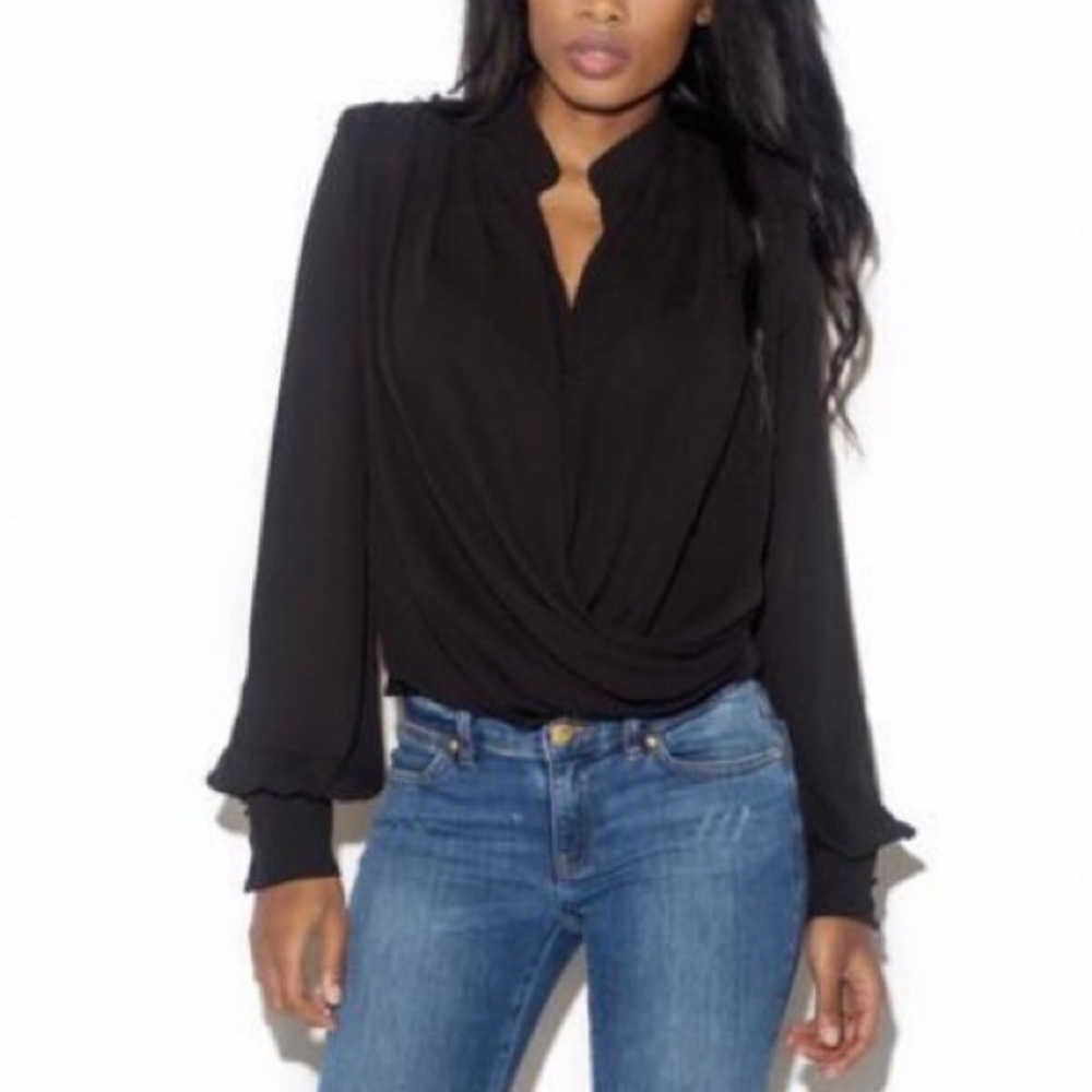 Elegant Black Women's Top